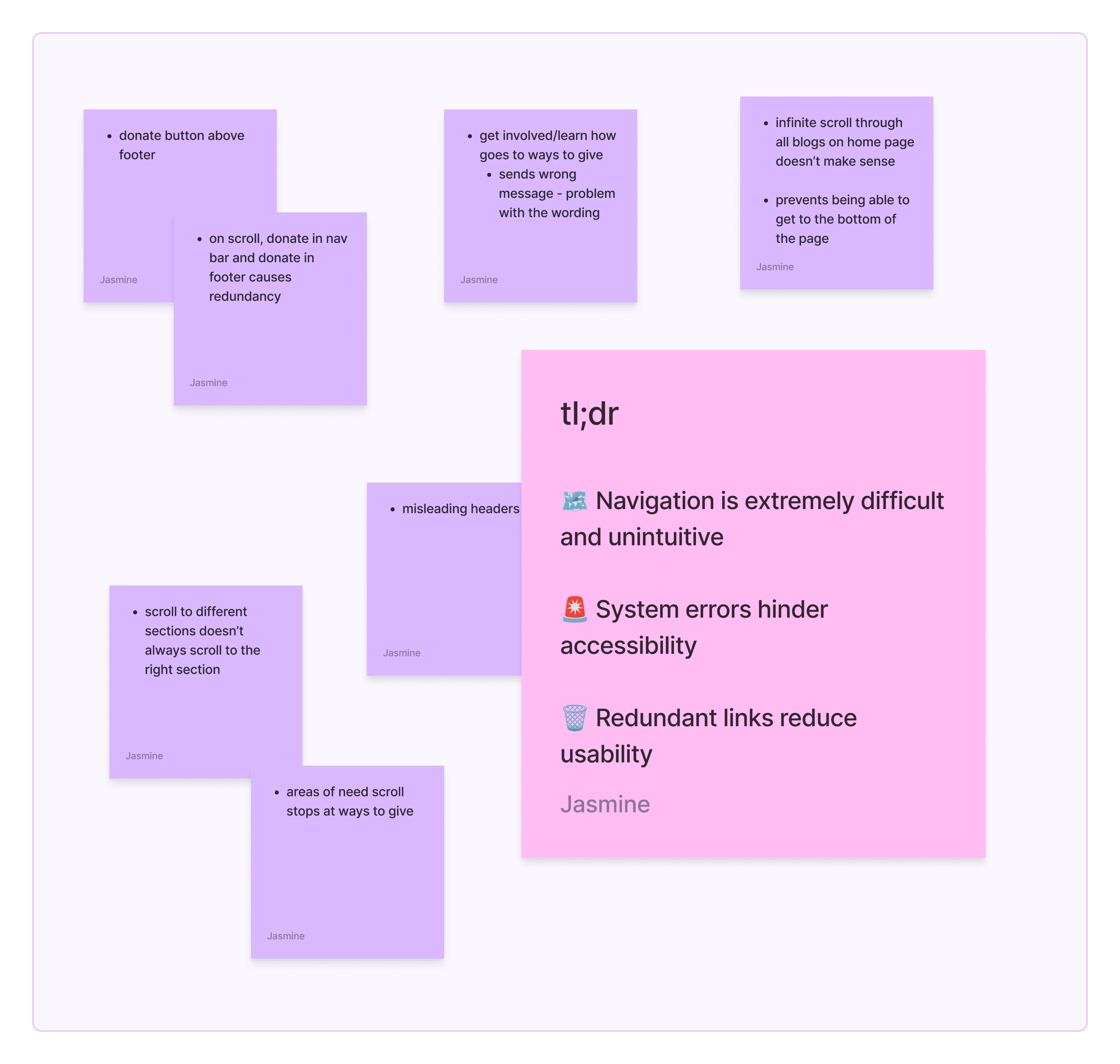 UX observations