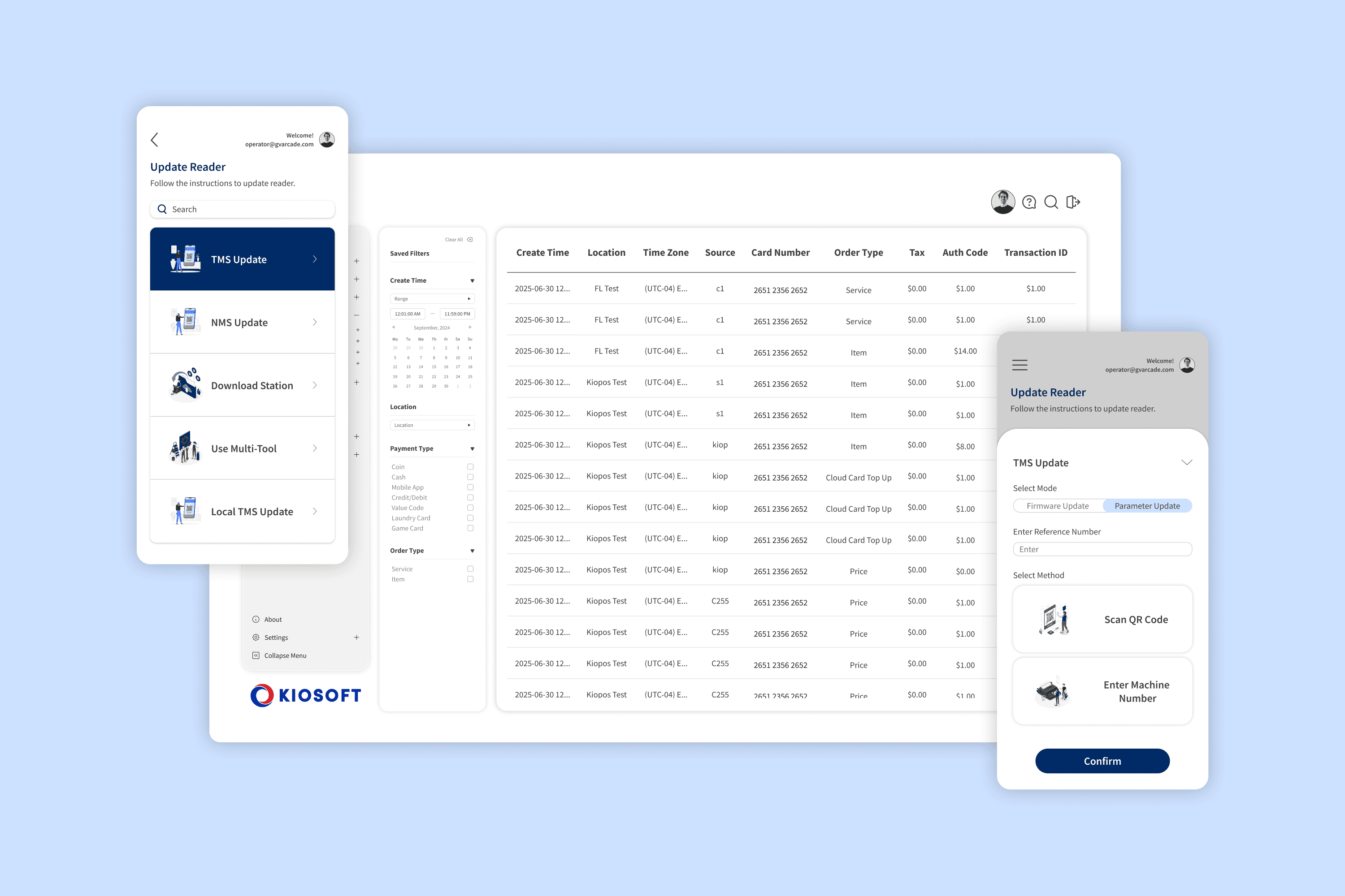 KioSoft multi-market platform